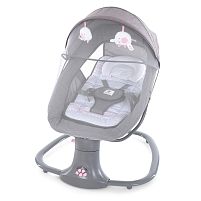 Крісло-гойдалка для немовлят з електро-заколисуванням Mastela 8106 (механізм гойдання: маятник, 68*71*84 см., муз., USB, таймер, москітн. сіт., беж.)