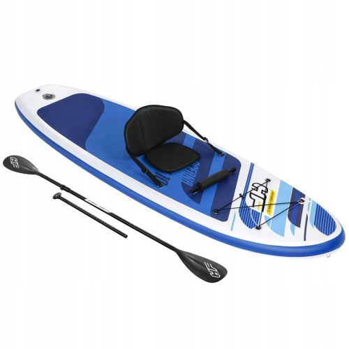 Надувна дошка для серфінгу - каяк Hydro Force Oceana 10′ BestWay 65350 (12*84*305 см, весло, ліш, насос, сидіння, сумка, до 120 кг) фото 2