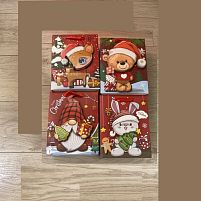 Пакет новорічний паперовий S "Christmas animal" 18*23.5*8см Stenson (R91145-S)