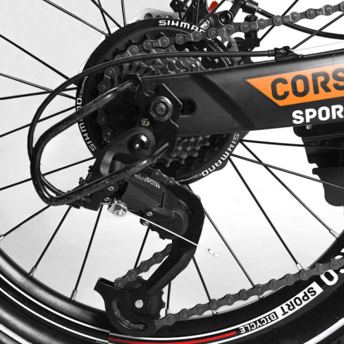 Дитячий спортивний велосипед 20 '' CORSO «T-REX» 70432 (1) магнієва рама, обладнання MicroShift, 7 швидкостей, зібраний на 75% фото 9