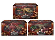 Набір динозаврів Q 9899-202 (24/2) 3 види, 6 елементів, 4 динозавра, аксесуари, в коробці