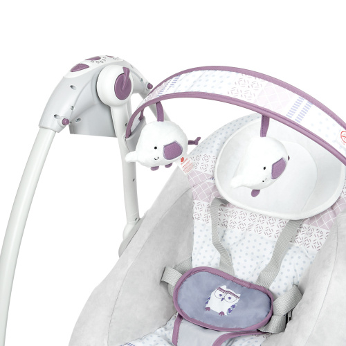 Крісло-шезлонг для немовлят з електро-заколисуванням Mastela 6505 (механізм гойдання: маятник) фото 5
