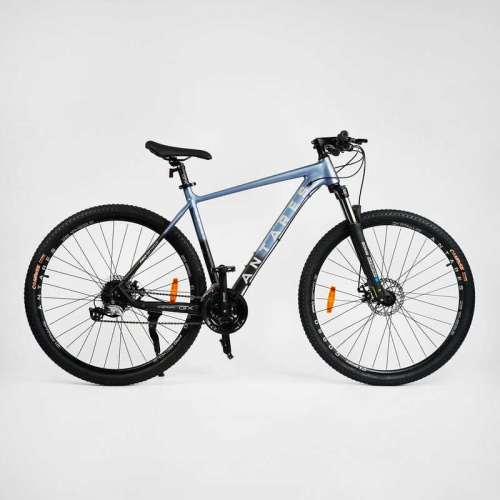 Велосипед Спортивний Corso "Antares" 29" AR-29507 (1) рама алюмінієва 21", обладнання Shimano Altus, вилка Suntour, 24 швидкості, зібраний на 75%