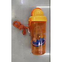 Пляшка-поїлка дитяча з трубочкою/ремінцем 500мл Stenson R90627