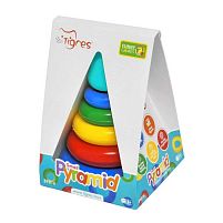 Іграшка "Піраміда" 39816 (12)  "Tigres", висота 20 см, 7 елементів, в коробці
