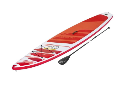 Надувна дошка для серфінгу (SUP-борд) Hydro Force Fastblast 12.6′ BestWay 65343 (15*76*381 см., весло, ліш, насос, сумка, до 120 кг.) фото 2