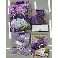 Пакет подарунковий паперовий L "Lavender" 30*41*12см Stenson WW02813-L