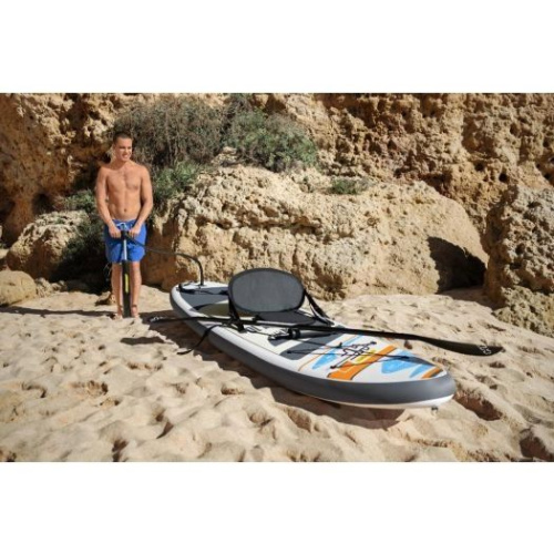 Надувна дошка для серфінгу - каяк Hydro Force White Cap 10′ Bestway 65341 (12*84*305 см, весло, ліш, насос, сидіння, сумка, до 120 кг) фото 16
