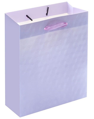 Пакет паперовий подарунковий "Фактура" 18 * 23 * 10см Stenson N00296 (колір: фіолетовий)
