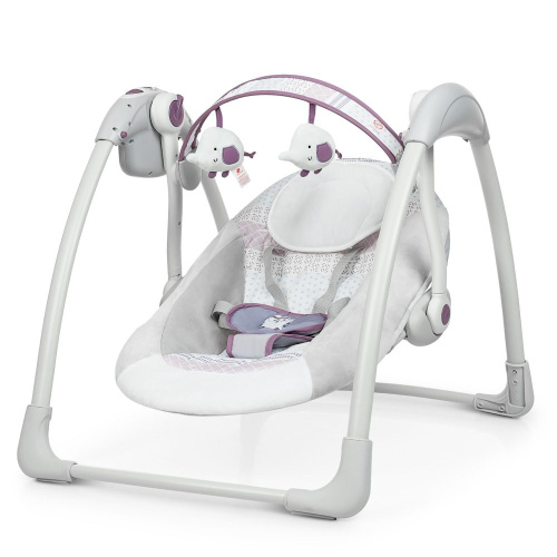 Крісло-шезлонг для немовлят з електро-заколисуванням Mastela 6505 (механізм гойдання: маятник)