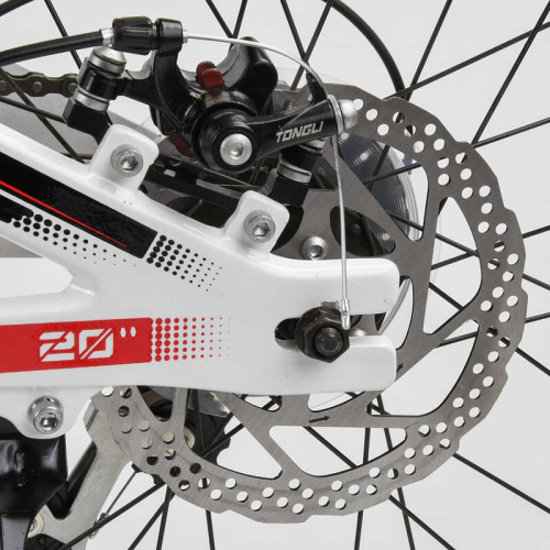 Дитячий спортивний велосипед 20'' CORSO «Speedline» MG-56818 (1) магнієва рама, Shimano Revoshift 7 швидкостей, зібраний на 75% фото 8