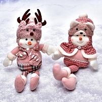 Фігура новорічна "Snowman" 45см Stenson R90762