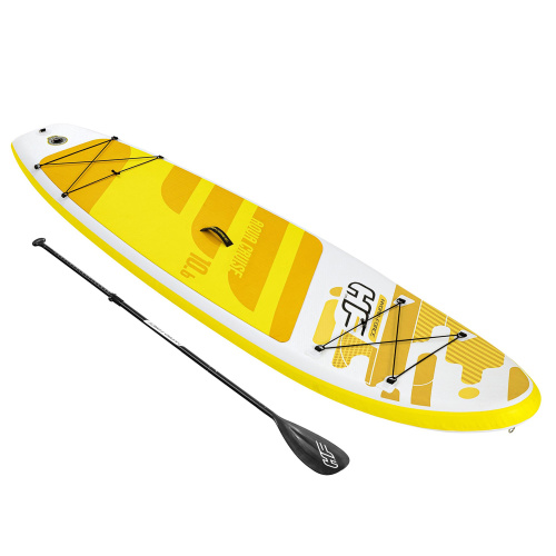 Надувна дошка для серфінгу (SUP-борд) Hydro Force Aqua Cruise 10.6′ BestWay 65348 (12*76*320 см., весло, ліш, насос, сумка, до 120 кг.) фото 2
