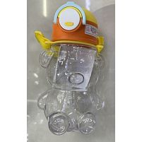Пляшка-поїлка дитяча з трубочкою/ремінцем 550мл Stenson R90618