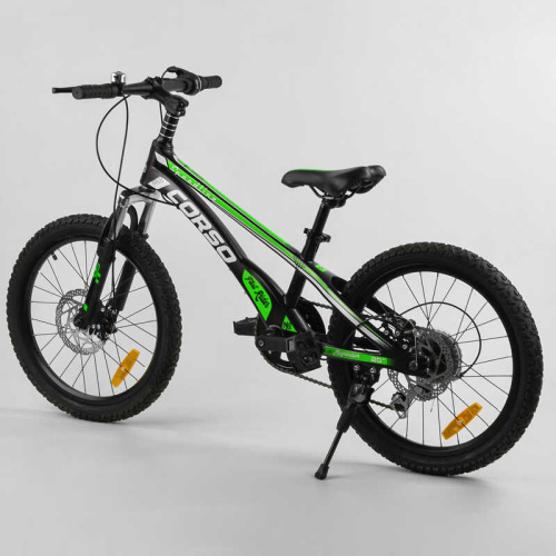 Дитячий спортивний велосипед 20'' CORSO «Speedline» MG-74290 (1) магнієва рама, Shimano Revoshift 7 швидкостей, зібраний на 75% фото 4