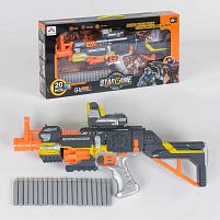 Детское игрушечное оружие Автомат SB 418 (12/2) с мягкими пулями, звук, на батарейках, в коробке