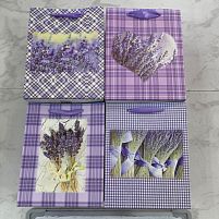Пакет подарунковий паперовий S "Lavender" 23*18*10см Stenson R91475-S