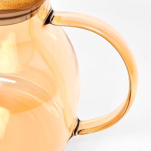 Заварник-графін з пружиною-ситом та бамбуковою кришкою 800мл Stenson R92912 фото 3