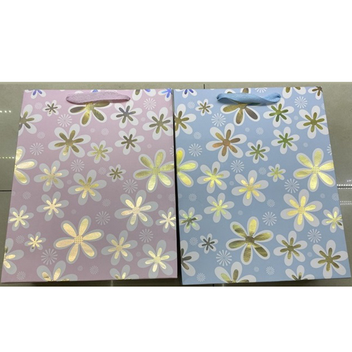 Пакет подарунковий паперовий M "Flower feast" 25*32*10см Stenson (R90898-M)