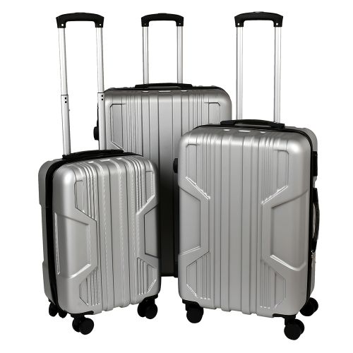 Валіза пластик 20/24/28'' 3шт/наб Stenson R33423-SL
