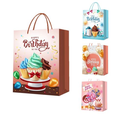 Пакет подарунковий паперовий S "Happy birthday" 18*23*10см Stenson R96986-S