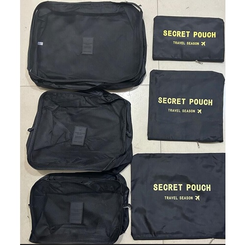 Органайзер дорожній "Black" 6пр/наб 40*30см Stenson R82637-BK