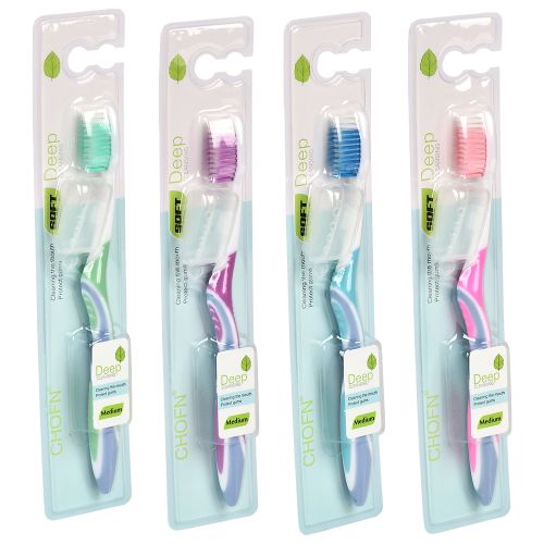 Зубна щітка м'яка 12шт/уп 18.5см Stenson R100637 фото 2