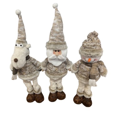Фігура новорічна "Santa&Co" 60см (ноги-телескоп) Stenson R96535