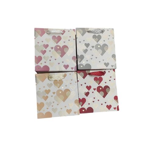 Пакет подарунковий паперовий S "Heart" 18*23*10см Stenson R98562-S