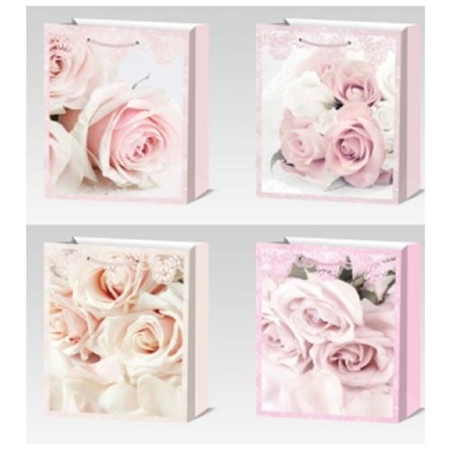 Пакет подарунковий паперовий M "Flowers" 32*26*10см Stenson R33073-M