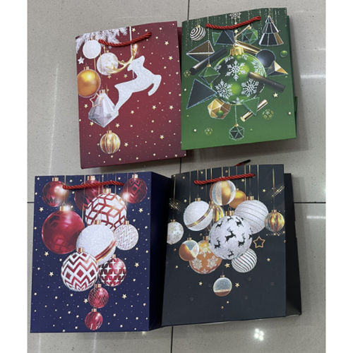 Пакет новорічний паперовий L "Christmas toys" 30*41.5*12см Stenson WW02780-L