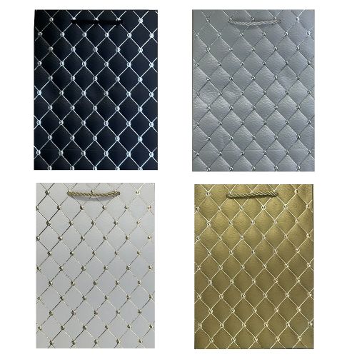 Пакет подарунковий паперовий M "Оrnaments" 26*32*10см Stenson R32899-M фото 2