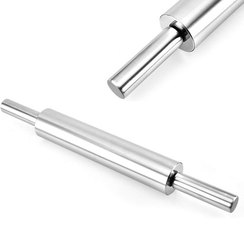 Скалка SS з валиком, що обертається 39*5см Stenson R97330-39