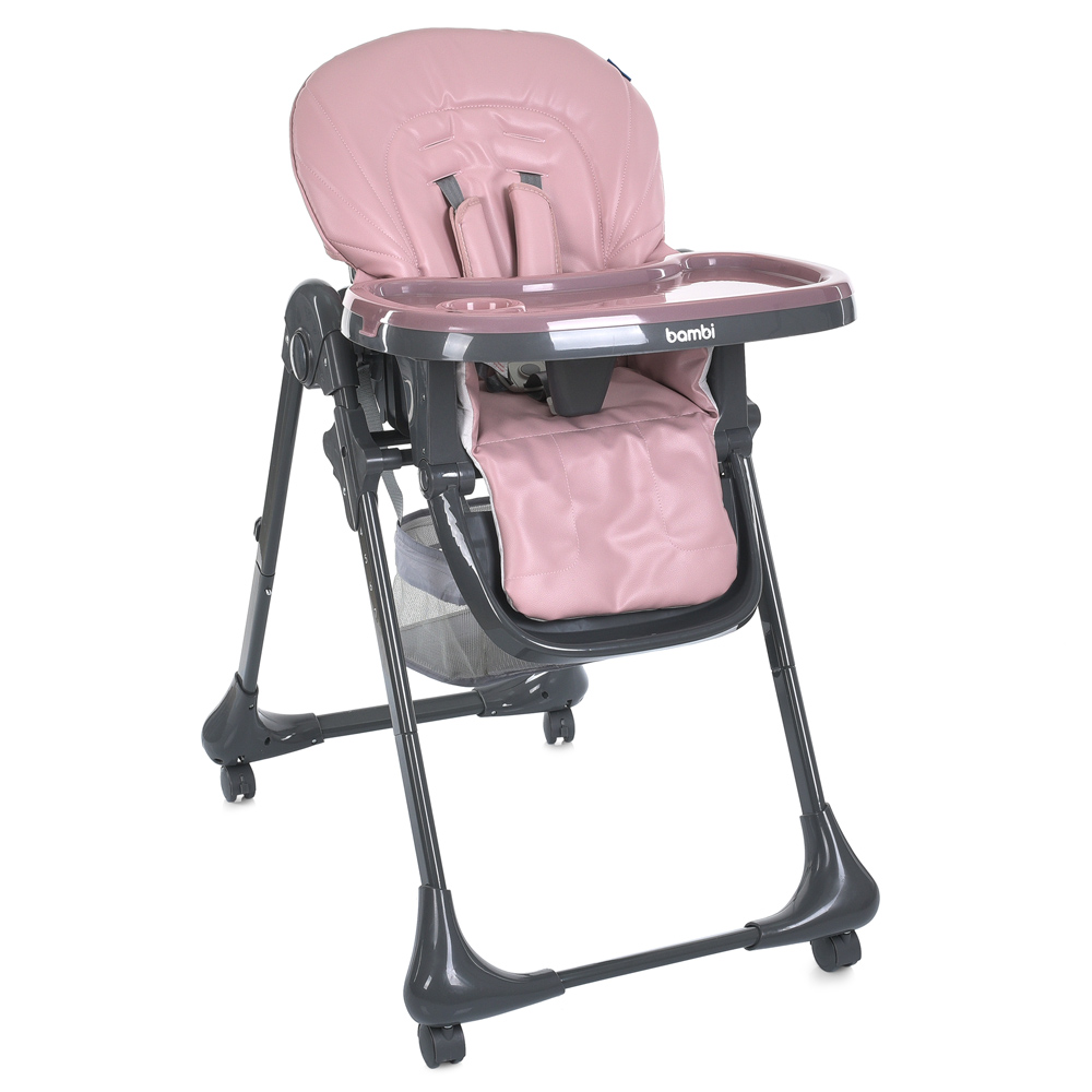 Стільчик для годування немовлят Bambi M 3233L-G Pink