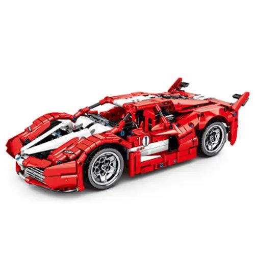 Конструктор дитячий «Спортивний гоночний автомобіль Ferrari FXX» SY 8608 (91*151*348 мм., 1282 деталі, від 6-ти років, червоний)