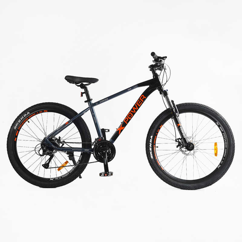 Велосипед Спортивний Corso «X-POWER» 27.5" дюймів PW-30160  рама алюмінієва 17``, обладнання Shimano Altus 24 швидкості, вилка ZOOM, зібран на 75%