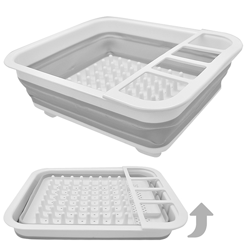 Сушка-трансформер для посуду силікон складна 36*31*11см Stenson (MH-3827)