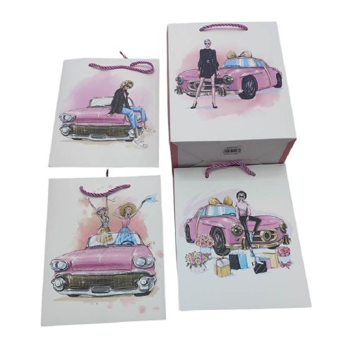 Пакет подарунковий паперовий S "Girls" 18*23*10см Stenson R98457-S