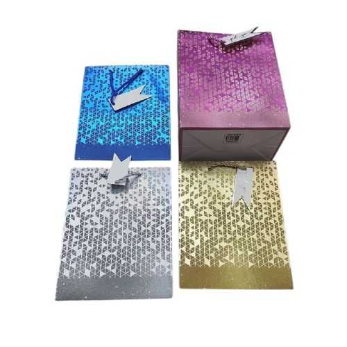 Пакет подарунковий паперовий L "Shine" 30*41.5*12см Stenson R98394-L