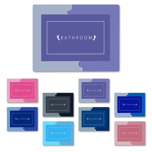 Килимок суперпоглинаючий у ванну 80*120см прямоуг. Stenson R30937-120