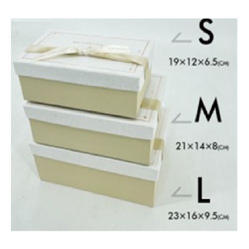 Коробка подарункова "Minimalism" 3шт/наб 23*16*10/21*14*8/19*12*7см Stenson R33294Y