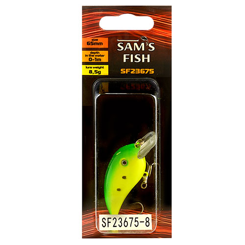 Воблер мікс 55мм 10шт/уп, Sams Fish(SF23675-8)