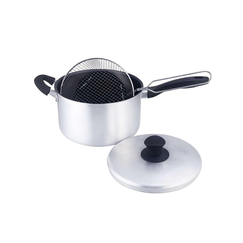 Фрітюрниця (ківш, сито) інд.дно 22*12см 4л Stenson Y7860406