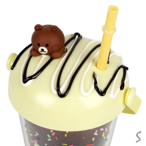 Склянка з кришкою та трубочкою "Sweets" 450мл Stenson R38077 фото 3