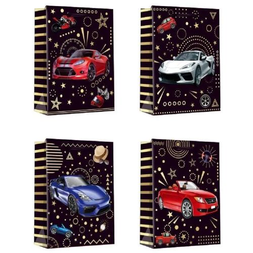 Пакет подарунковий паперовий S "Auto" 18*23*10см Stenson R33207-S