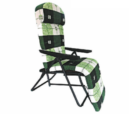 Розкладне крісло-шезлонг Senya Фрідріх 2 (55*90*104 см., матрац 5 см. поролон, 8-м положень спинки, навантаження до 110 кг.) фото 4