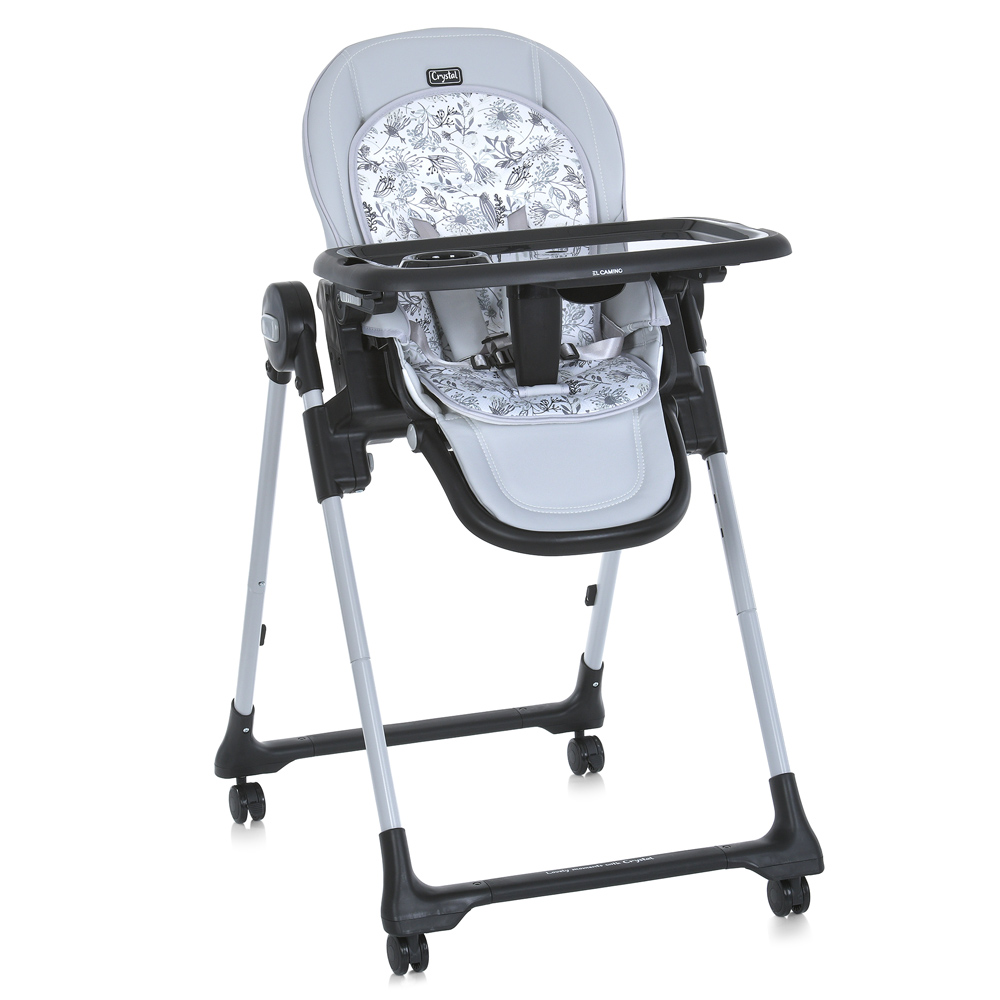 Стільчик для годування немовлят El Camino ME 1037-B CRYSTAL Gray
