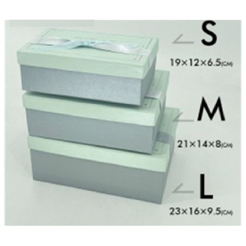 Коробка подарункова "Minimalism" 3шт/наб 23*16*10/21*14*8/19*12*7см Stenson R33294LG