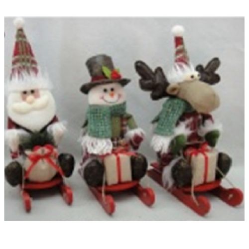 Фігура новорічна "Santa&Co" 23*30см Stenson M17249