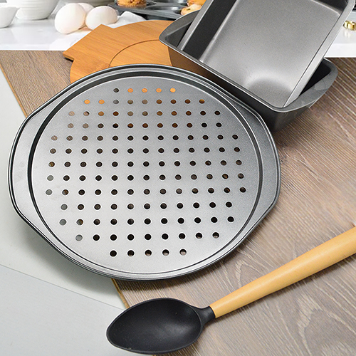 Форма для піци з дірочками "Proffi" d33*35.5*1.5см Stenson(MH-0495) фото 2